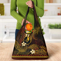 FSM Yap State Grocery Bag Tribal Pattern Gold Version LT01 - Polynesian Pride