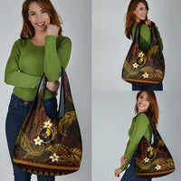 FSM Yap State Grocery Bag Tribal Pattern Gold Version LT01 - Polynesian Pride