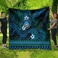 FSM Culture Day Quilt Tribal Pattern Ocean Version LT01 - Polynesian Pride