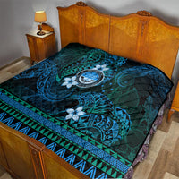 FSM Culture Day Quilt Tribal Pattern Ocean Version LT01 - Polynesian Pride
