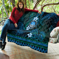 FSM Culture Day Quilt Tribal Pattern Ocean Version LT01 - Polynesian Pride