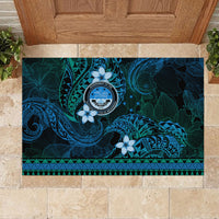 FSM Culture Day Rubber Doormat Tribal Pattern Ocean Version LT01 - Polynesian Pride