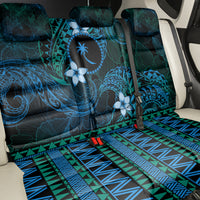 FSM Chuuk State Back Car Seat Cover Tribal Pattern Ocean Version LT01 - Polynesian Pride