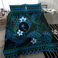 FSM Chuuk State Bedding Set Tribal Pattern Ocean Version