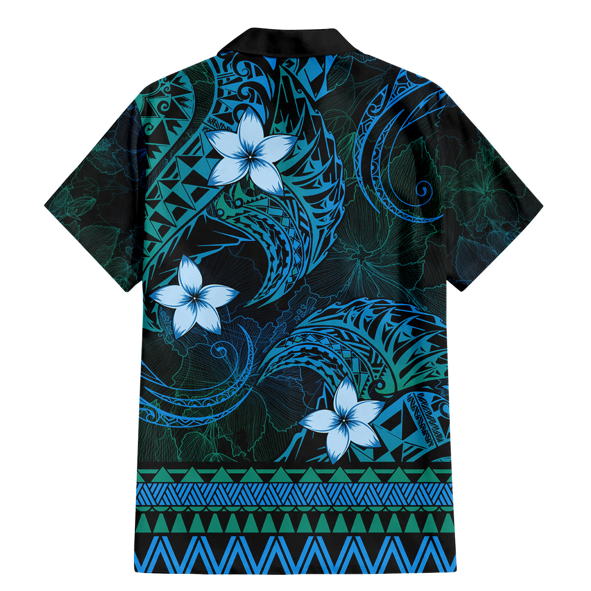 FSM Chuuk State Family Matching Mermaid Dress and Hawaiian Shirt Tribal Pattern Ocean Version LT01 - Polynesian Pride
