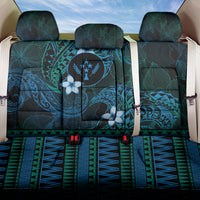 FSM Kosrae State Back Car Seat Cover Tribal Pattern Ocean Version LT01 One Size Blue - Polynesian Pride