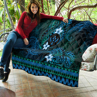 FSM Kosrae State Quilt Tribal Pattern Ocean Version LT01 - Polynesian Pride