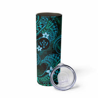 FSM Kosrae State Skinny Tumbler Tribal Pattern Ocean Version LT01 - Polynesian Pride