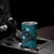 FSM Kosrae State Tumbler Cup Tribal Pattern Ocean Version