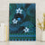 FSM Pohnpei State Canvas Wall Art Tribal Pattern Ocean Version