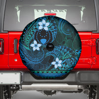 FSM Pohnpei State Spare Tire Cover Tribal Pattern Ocean Version