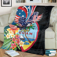 Guam Fourth of July Blanket Tropical Flowers LT01 - Polynesian Pride