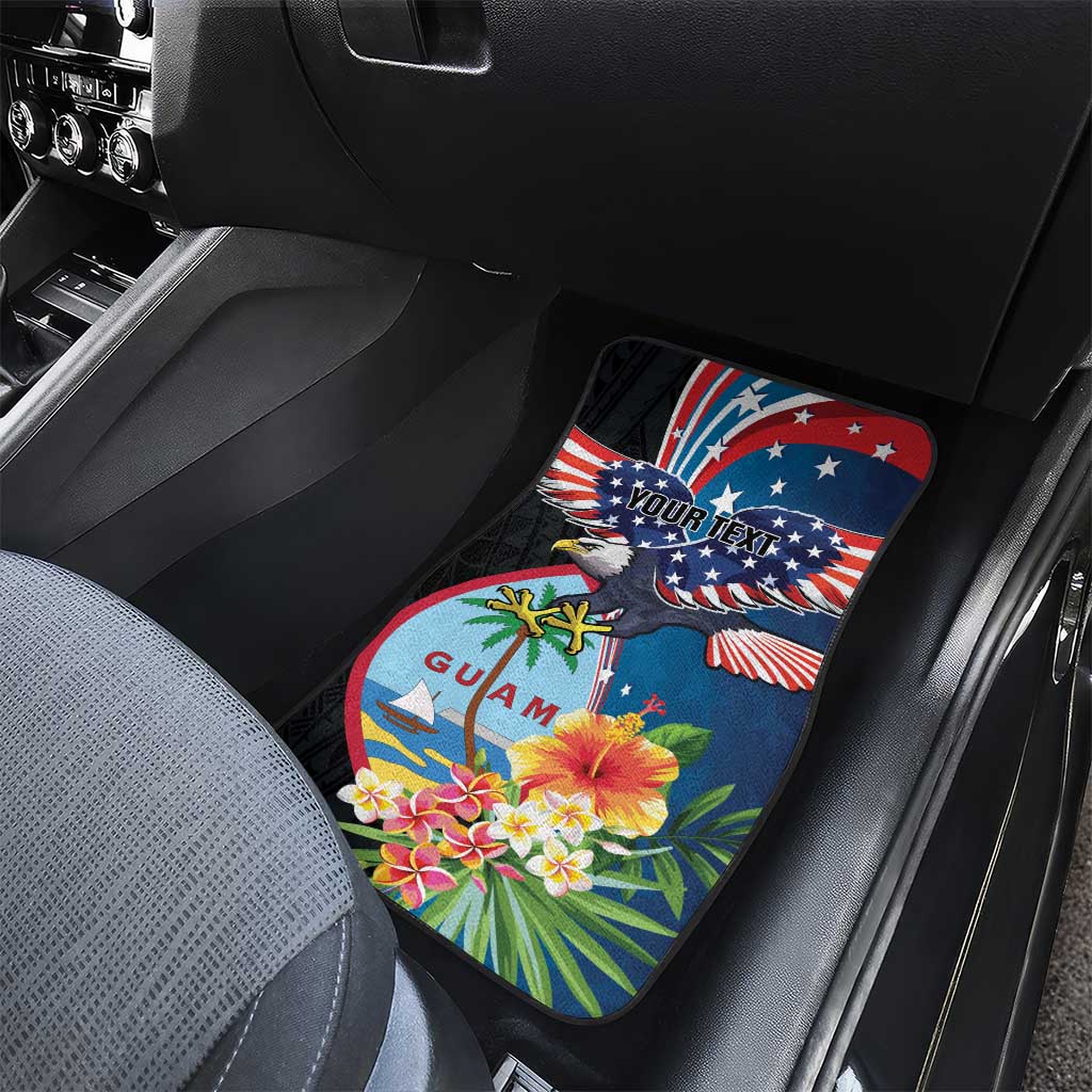 Guam Fourth of July Car Mats Tropical Flowers LT01 - Polynesian Pride