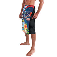 Personalized Guam Fourth of July Lavalava Tropical Flowers