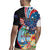 Personalized Guam Fourth of July Rugby Jersey Tropical Flowers