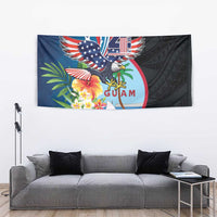 Guam Fourth of July Tapestry Tropical Flowers