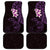 New Zealand Tuatara Plumeria Car Mats Maori Purple Koru Tribal Tattoo