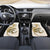 Gold Maori Tuatara Car Mats Luxury Pastel Pattern