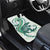 Green Maori Tuatara Car Mats Luxury Pastel Pattern