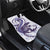 Purple Maori Tuatara Car Mats Luxury Pastel Pattern