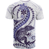 Purple Maori Tuatara T Shirt Luxury Pastel Pattern LT01 - Polynesian Pride