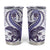 Purple Maori Tuatara Tumbler Cup Luxury Pastel Pattern