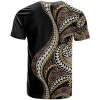 Hawaii Pineapple Brown Tribal Pattern T Shirt - Polynesian Pride