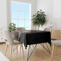 Hawaii Pineapple Brown Tribal Pattern Tablecloth - Polynesian Pride