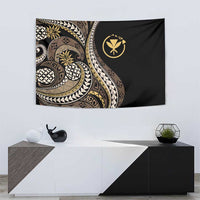 Hawaii Pineapple Brown Tribal Pattern Tapestry LT01 - Polynesian Pride