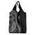Hawaii Pineapple Gray Scale Tribal Pattern Grocery Bag - Polynesian Pride