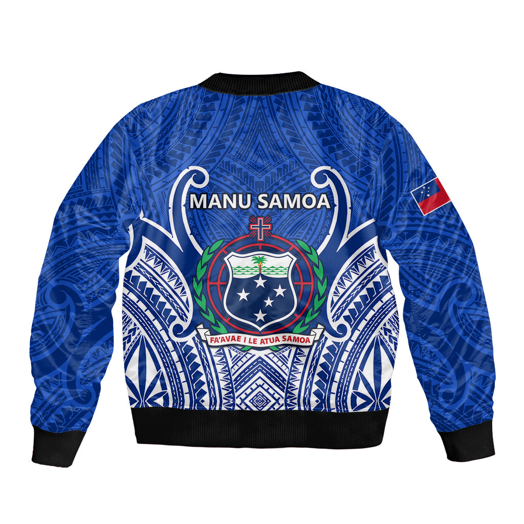 Samoa Rugby Bomber Jacket Manu Samoa Go 2023 World Cup LT01 - Polynesian Pride