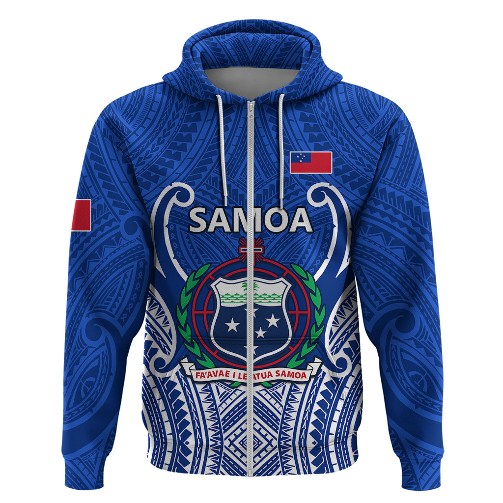 Samoa Rugby Hoodie Manu Samoa Go 2023 World Cup LT01 - Polynesian Pride