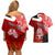 New Zealand ANZAC Waitangi Day Couples Matching Off Shoulder Short Dress and Hawaiian Shirt Lest We Forget Soldier Tiki Maori Style LT03 - Polynesian Pride