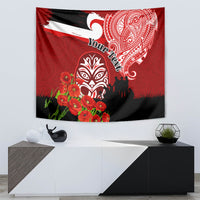 New Zealand ANZAC Waitangi Day Tapestry Lest We Forget Soldier Tiki Maori Style LT03 - Polynesian Pride