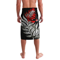 New Zealand Kohwhai Tui Bird Lavalava Silver Fern Version LT03 - Polynesian Pride