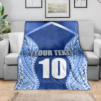 Custom Manu Samoa Rugby Blanket Polynesian Tattoo LT03 - Polynesian Pride