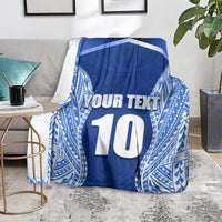 Custom Manu Samoa Rugby Blanket Polynesian Tattoo LT03 - Polynesian Pride