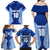 Custom Manu Samoa Rugby Family Matching Off Shoulder Maxi Dress and Hawaiian Shirt Polynesian Tattoo LT03