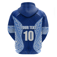 Custom Manu Samoa Rugby Hoodie Polynesian Tattoo LT03