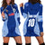 Custom Manu Samoa Rugby Hoodie Dress Polynesian Tattoo LT03