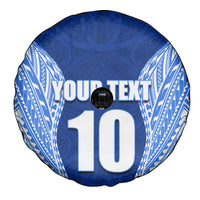 Custom Manu Samoa Rugby Spare Tire Cover Polynesian Tattoo