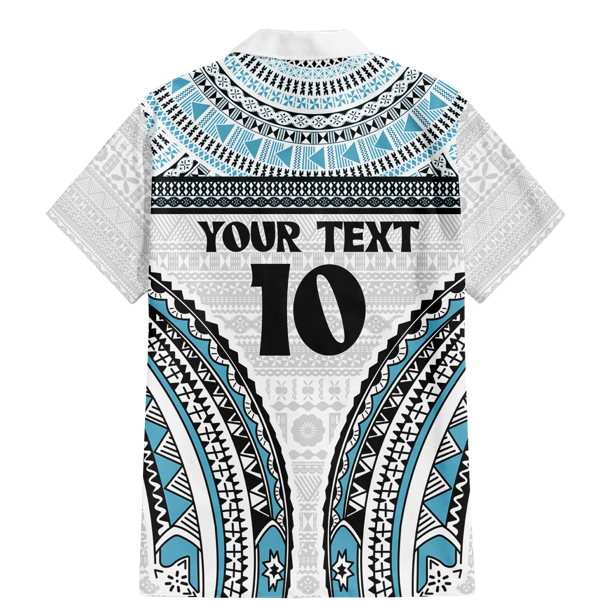 Custom Flying Fijians Rugby Family Matching Mermaid Dress and Hawaiian Shirt Tapa Tribal Cloth LT03 - Polynesian Pride