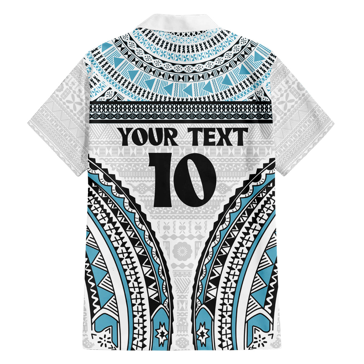 Custom Flying Fijians Rugby Family Matching Puletasi and Hawaiian Shirt Tapa Tribal Cloth LT03 - Polynesian Pride