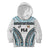 Custom Flying Fijians Rugby Kid Hoodie Tapa Tribal Cloth LT03 Hoodie White - Polynesian Pride