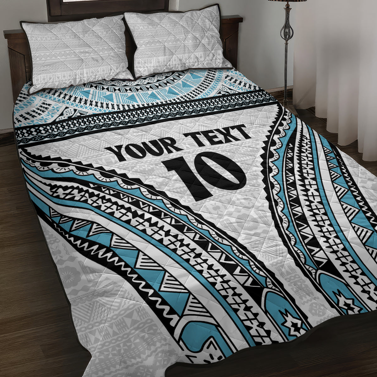 Custom Flying Fijians Rugby Quilt Bed Set Tapa Tribal Cloth