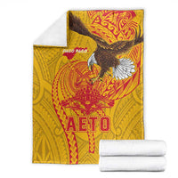 American Samoa Fautasi Race Blanket Aeto Pago Pago with Eagle Samoan Tribal Patterns LT03 - Polynesian Pride