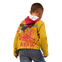Personalized American Samoa Fautasi Race Kid Hoodie Aeto Pago Pago with Eagle Samoan Tribal Patterns LT03 - Polynesian Pride
