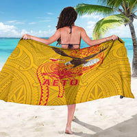 American Samoa Fautasi Race Sarong Aeto Pago Pago with Eagle Samoan Tribal Patterns LT03 - Polynesian Pride