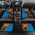 Fiji and Australia Together Car Mats Tapa Tribal Tattoo mix Aboriginal Pattern