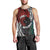 Tonga and New Zealand Together Men Tank Top Tongan Kupesi Ngatu Tattoo and Maori Paua Shell Pattern